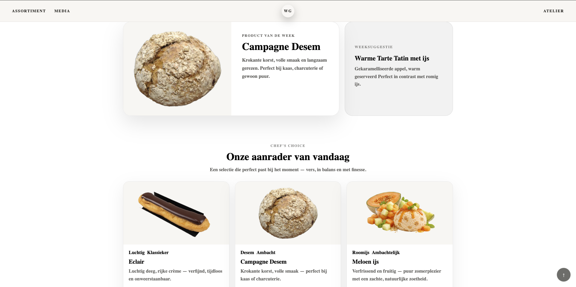 Preview van de website (2)